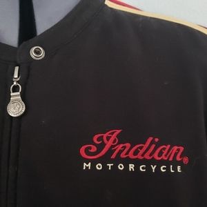 INDIAN MOTORCYCLE MEN'S FLEECE FULL ZIP JACKET